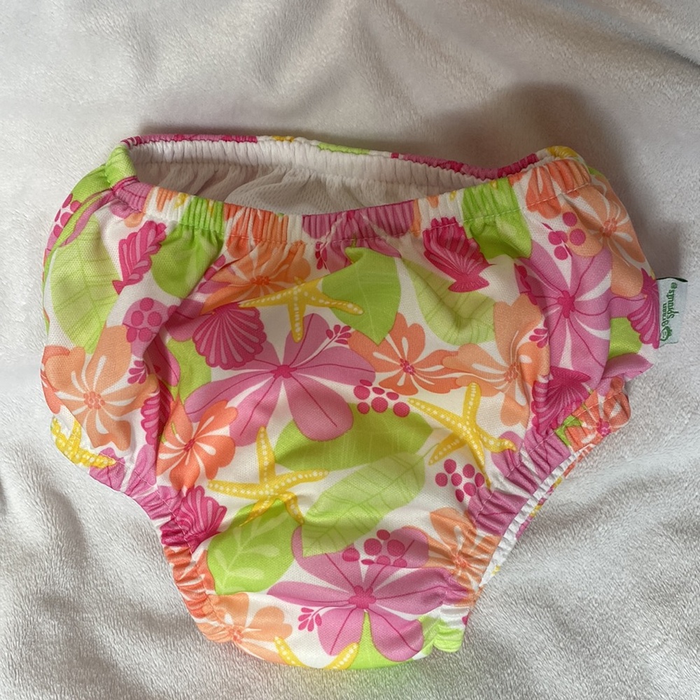 Green Sprouts floral swim diaper